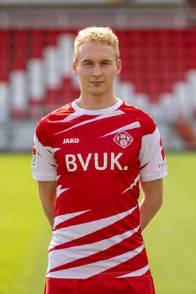 Luke Hemmerich, FC Würzburger Kickers, 2. Bundesliga, Porträttermin 2020 2021, Copyright: HMBxMedia xHeikoxBecker