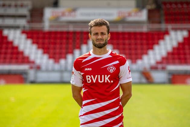 Daniel Haegele, FC Würzburger Kickers, 2. Bundesliga, Porträttermin 2020 2021, Copyright: HMBxMedia xHeikoxBecker