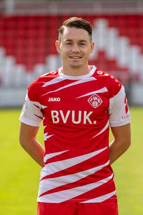 Florian Flecker, FC Würzburger Kickers, 2. Bundesliga, Porträttermin 2020 2021, Copyright: HMBxMedia xHeikoxBecker