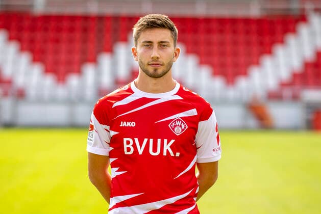 Dominik Meisel, FC Würzburger Kickers, 2. Bundesliga, Porträttermin 2020 2021, Copyright: HMBxMedia xHeikoxBecker