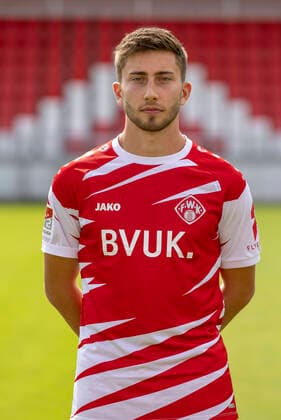Dominik Meisel, FC Würzburger Kickers, 2. Bundesliga, Porträttermin 2020 2021, Copyright: HMBxMedia xHeikoxBecker