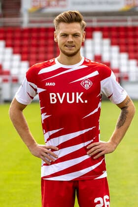 Lion Schweers, FC Würzburger Kickers, 2. Bundesliga, Porträttermin 2020 2021, Copyright: HMBxMedia xHeikoxBecker