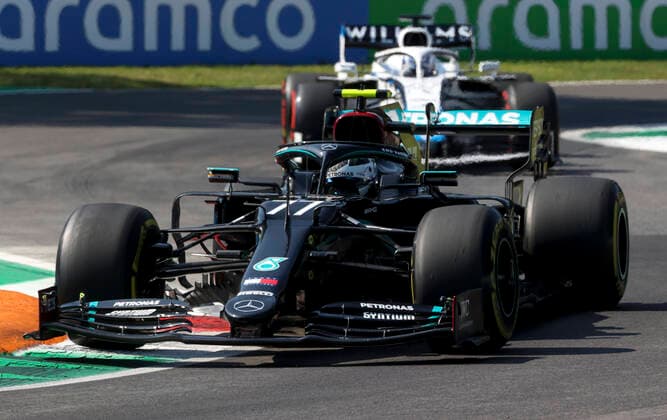Motorsports: FIA Formula One World Championship, WM, Weltmeisterschaft 2020, Grand Prix of Italy, 77 Valtteri Bottas (FIN, Mercedes-AMG Petronas Formula One Team), Monza Italy