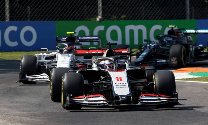 Motorsports: FIA Formula One World Championship, WM, Weltmeisterschaft 2020, Grand Prix of Italy, 8 Romain Grosjean (FRA, Haas F1 Team), Monza Italy