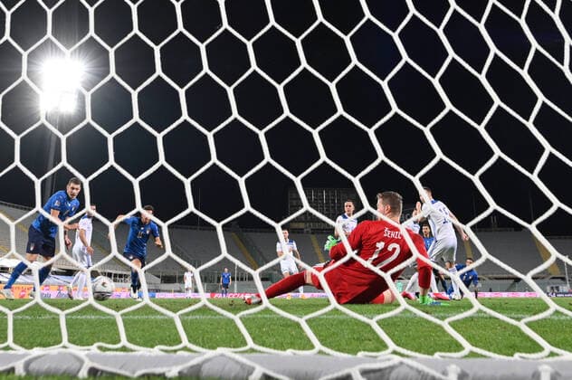 Photo Massimo Paolone LaPresse September 4, 2020 Florence, Italy soccer Italia vs Bosnia and Erzegovina - Nations League - "Artemio Franchi" stadium In the pic: Stefano Sensi (Italia) goal 1-1  Copyright: xMassimoxPaolone LaPressex