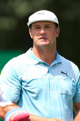 ATLANTA, GA - SEPTEMBER 04: Bryson DeChambeau looks on during the first round of the TOUR Championship on September 4, 2020 at the East Lake Golf Club in Atlanta, GA. (Photo by David J. Griffin Icon Sportswire) GOLF: SEP 04 PGA, Golf Herren - TOUR Championship Round One Icon953200904264