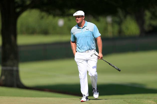 ATLANTA, GA - SEPTEMBER 04: Bryson DeChambeau approaches the 9th green during the first round of the TOUR Championship on September 4, 2020 at the East Lake Golf Club in Atlanta, GA. (Photo by David J. Griffin Icon Sportswire) GOLF: SEP 04 PGA, Golf Herren - TOUR Championship Round One Icon953200904468