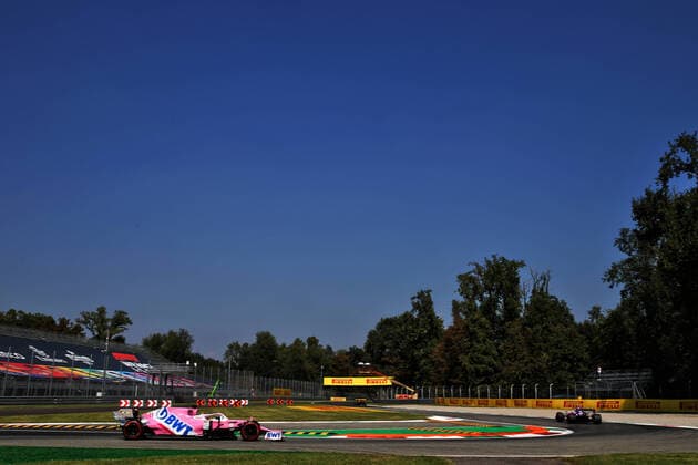 Motorsports: FIA Formula One World Championship, WM, Weltmeisterschaft 2020, Grand Prix of Italy Motorsports: FIA Formula One World Championship 2020, Grand Prix of Italy, 11 Sergio Perez (MEX, BWT Racing Point F1 Team),