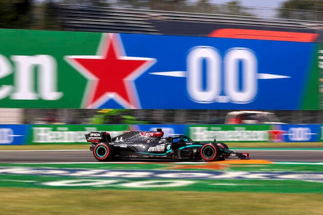 Motorsports: FIA Formula One World Championship, WM, Weltmeisterschaft 2020, Grand Prix of Italy, 44 Lewis Hamilton (GBR, Mercedes-AMG Petronas Formula One Team), Monza Italy