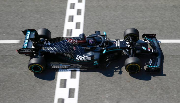 Motorsports: FIA Formula One World Championship, WM, Weltmeisterschaft 2020, Grand Prix of Italy, 44 Lewis Hamilton (GBR, Mercedes-AMG Petronas Formula One Team), Monza Italy