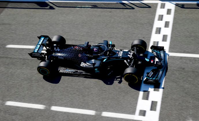 Motorsports: FIA Formula One World Championship, WM, Weltmeisterschaft 2020, Grand Prix of Italy, 44 Lewis Hamilton (GBR, Mercedes-AMG Petronas Formula One Team), Monza Italy