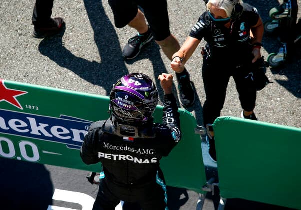 Motorsports: FIA Formula One World Championship, WM, Weltmeisterschaft 2020, Grand Prix of Italy, 44 Lewis Hamilton (GBR, Mercedes-AMG Petronas Formula One Team), Monza Italy