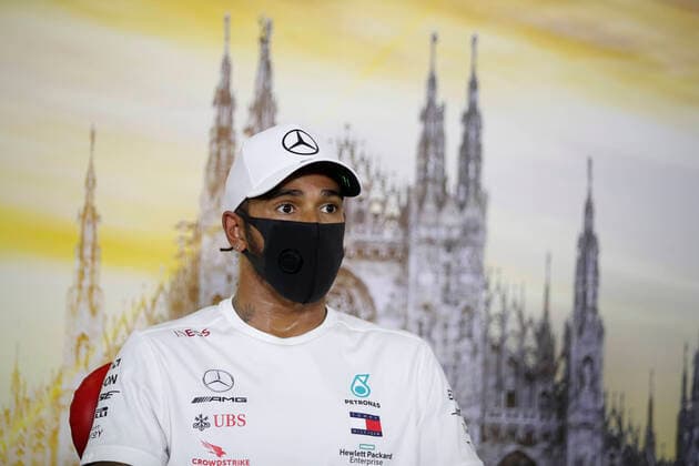 Motorsports: FIA Formula One World Championship, WM, Weltmeisterschaft 2020, Grand Prix of Italy Motorsports: FIA Formula One World Championship 2020, Grand Prix of Italy, 44 Lewis Hamilton (GBR, Mercedes-AMG Petronas Formula One Team),
