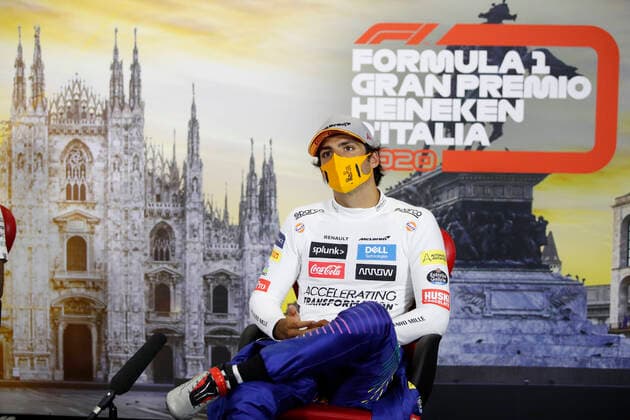 Motorsports: FIA Formula One World Championship, WM, Weltmeisterschaft 2020, Grand Prix of Italy Motorsports: FIA Formula One World Championship 2020, Grand Prix of Italy, 55 Carlos Sainz (ESP, McLaren F1 Team),