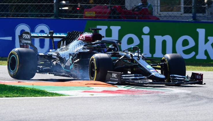 Motorsports: FIA Formula One World Championship, WM, Weltmeisterschaft 2020, Grand Prix of Italy Motorsports: FIA Formula One World Championship 2020, Grand Prix of Italy, 44 Lewis Hamilton (GBR, Mercedes-AMG Petronas Formula One Team),