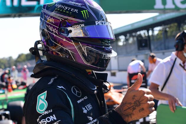 Motorsports: FIA Formula One World Championship, WM, Weltmeisterschaft 2020, Grand Prix of Italy Motorsports: FIA Formula One World Championship 2020, Grand Prix of Italy, 44 Lewis Hamilton (GBR, Mercedes-AMG Petronas Formula One Team),