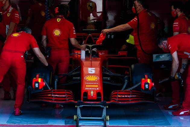 Sport Themen der Woche KW36 Sport Bilder des Tages Motorsports: FIA Formula One World Championship, WM, Weltmeisterschaft 2020, Grand Prix of Italy Motorsports: FIA Formula One World Championship 2020, Grand Prix of Italy, 5 Sebastian Vettel (GER, Scuderia Ferrari Mission Winnow),