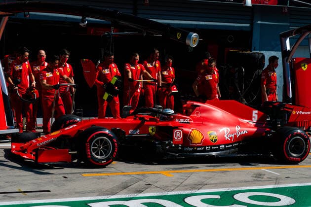 Motorsports: FIA Formula One World Championship, WM, Weltmeisterschaft 2020, Grand Prix of Italy Motorsports: FIA Formula One World Championship 2020, Grand Prix of Italy, 5 Sebastian Vettel (GER, Scuderia Ferrari Mission Winnow),