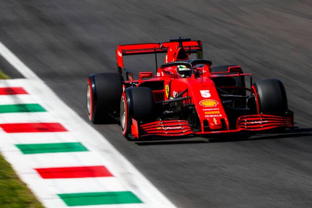 Motorsports: FIA Formula One World Championship, WM, Weltmeisterschaft 2020, Grand Prix of Italy Motorsports: FIA Formula One World Championship 2020, Grand Prix of Italy, 5 Sebastian Vettel (GER, Scuderia Ferrari Mission Winnow),