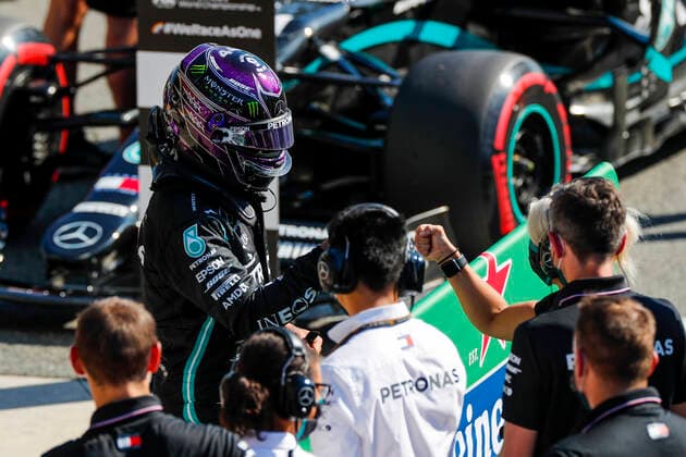 Motorsports: FIA Formula One World Championship, WM, Weltmeisterschaft 2020, Grand Prix of Italy Motorsports: FIA Formula One World Championship 2020, Grand Prix of Italy, 44 Lewis Hamilton (GBR, Mercedes-AMG Petronas Formula One Team),
