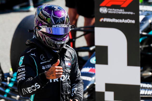 Motorsports: FIA Formula One World Championship, WM, Weltmeisterschaft 2020, Grand Prix of Italy Motorsports: FIA Formula One World Championship 2020, Grand Prix of Italy, 44 Lewis Hamilton (GBR, Mercedes-AMG Petronas Formula One Team),