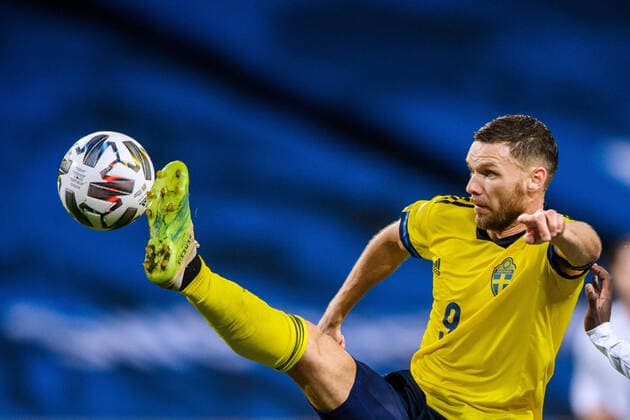 200905 Marcus Berg of Sweden during the Nations League football match between Sweden and France on September 5, 2020 in Stockholm. Photo: Joel Marklund BILDBYRAN kod JM JM0013 bbeng fotboll fotball football soccer landskamp nations league sverige sweden sverige a frankrike france Copyright: JOELxMARKLUND BB200905JM123