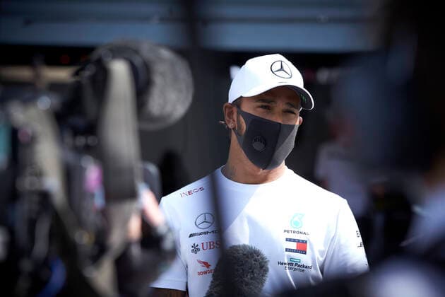 Motorsports: FIA Formula One World Championship, WM, Weltmeisterschaft 2020, Grand Prix of Italy Motorsports: FIA Formula One World Championship 2020, Grand Prix of Italy, 44 Lewis Hamilton (GBR, Mercedes-AMG Petronas Formula One Team),