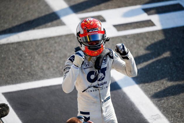 FORMULA 1 GRAN PREMIO HEINEKEN D ITALIA 2020 06.09.2020, Autodromo Nazionale di Monza, Monza, FORMULA 1 GRAN PREMIO HEINEKEN D ITALIA 2020 ,im Bild Sieger Pierre Gasly (FRA 10), Scuderia AlphaTauri Honda