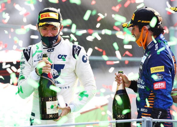 Motorsports: FIA Formula One World Championship, WM, Weltmeisterschaft 2020, Grand Prix of Italy Motorsports: FIA Formula One World Championship 2020, Grand Prix of Italy, 10 Pierre Gasly (FRA, Scuderia AlphaTauri Honda), 55 Carlos Sainz (ESP, McLaren F1 Team),