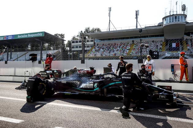 Motorsports: FIA Formula One World Championship, WM, Weltmeisterschaft 2020, Grand Prix of Italy, 44 Lewis Hamilton (GBR, Mercedes-AMG Petronas Formula One Team), Monza Italy