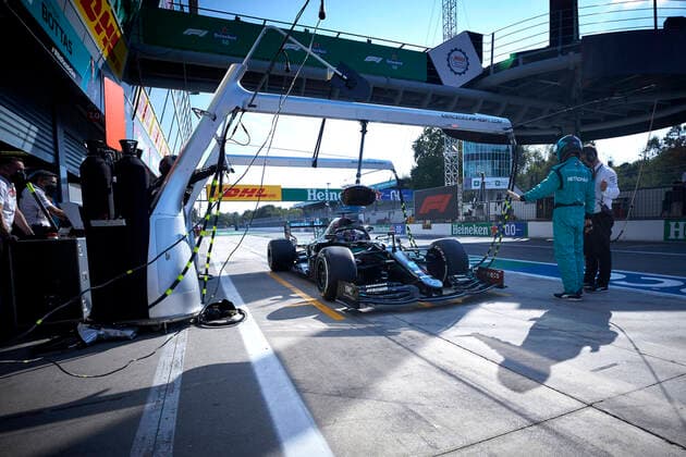 Motorsports: FIA Formula One World Championship, WM, Weltmeisterschaft 2020, Grand Prix of Italy Motorsports: FIA Formula One World Championship 2020, Grand Prix of Italy, 44 Lewis Hamilton (GBR, Mercedes-AMG Petronas Formula One Team),