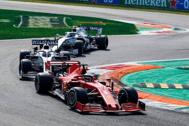 Motorsports: FIA Formula One World Championship, WM, Weltmeisterschaft 2020, Grand Prix of Italy, 5 Sebastian Vettel (GER, Scuderia Ferrari Mission Winnow), Monza Italy