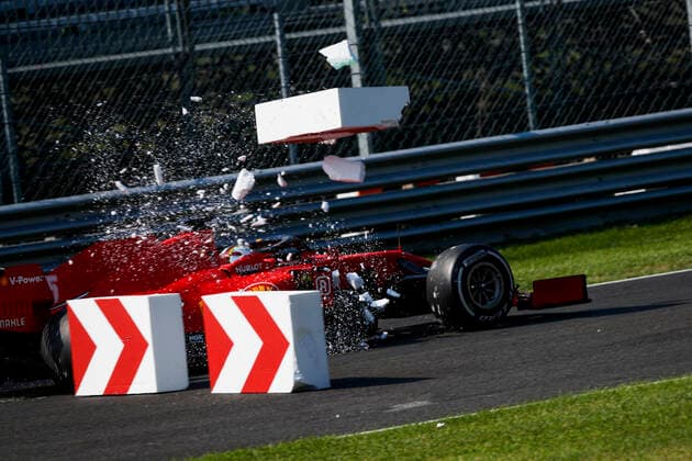 Motorsports: FIA Formula One World Championship, WM, Weltmeisterschaft 2020, Grand Prix of Italy, 5 Sebastian Vettel (GER, Scuderia Ferrari Mission Winnow), Monza Italy