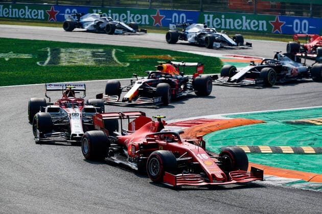 Motorsports: FIA Formula One World Championship, WM, Weltmeisterschaft 2020, Grand Prix of Italy, 16 Charles Leclerc (MCO, Scuderia Ferrari Mission Winnow), Monza Italy