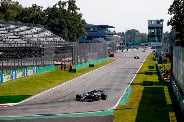 Motorsports: FIA Formula One World Championship, WM, Weltmeisterschaft 2020, Grand Prix of Italy, 44 Lewis Hamilton (GBR, Mercedes-AMG Petronas Formula One Team), Monza Italy