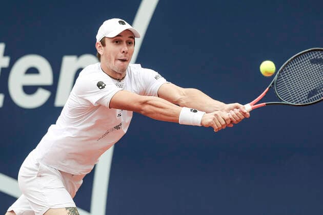 TENNIS - ATP, Tennis Herren Generali Open 2020 KITZBUEHEL,AUSTRIA,07.SEP.20 -TENNIS - ATP World Tour, Generali Open 2020, qualification round. Image shows Egor Gerasimov (BLR). GEPAxpictures xPatrickxSteiner