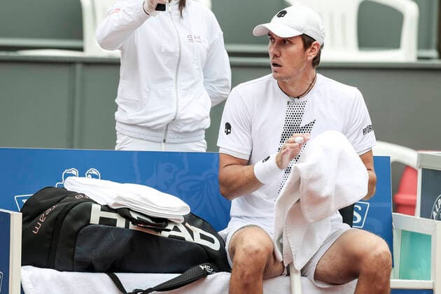 TENNIS - ATP, Tennis Herren Generali Open 2020 KITZBUEHEL,AUSTRIA,07.SEP.20 -TENNIS - ATP World Tour, Generali Open 2020, qualification round. Image shows Egor Gerasimov (BLR). GEPAxpictures xPatrickxSteiner