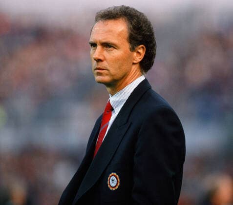 Deutschland - Niederlande Deutschland, Hamburg, 21.06.1988, Fussball, UEFA EURO, EM, Europameisterschaft,Fussball 1988 in Deutschland, Halbfinale, Deutschland - Niederlande (1:2): Franz Beckenbauer (Trainer Deutschland).