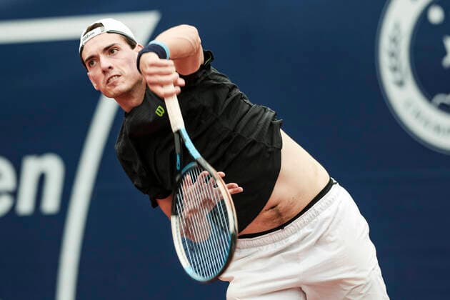TENNIS - ATP, Tennis Herren Generali Open 2020 KITZBUEHEL,AUSTRIA,07.SEP.20 -TENNIS - ATP World Tour, Generali Open 2020, qualification round. Image shows Marc-Andrea Huesler (SUI). GEPAxpictures xPatrickxSteiner