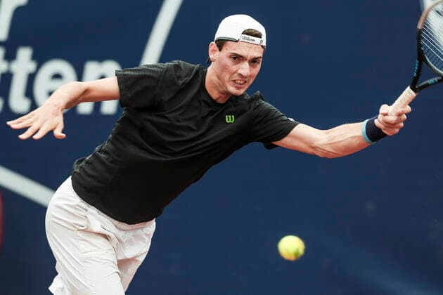 TENNIS - ATP, Tennis Herren Generali Open 2020 KITZBUEHEL,AUSTRIA,07.SEP.20 -TENNIS - ATP World Tour, Generali Open 2020, qualification round. Image shows Marc-Andrea Huesler (SUI). GEPAxpictures xPatrickxSteiner