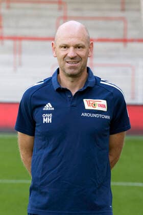 Co Trainer Markus Hoffmann Fußball Fussball Bundesliga Herren DFL Porträttermin Saison 2020 2021 03.09.2020 1.FC Union Berlin FCU Vorstellung, Präsentation, Pressetermin