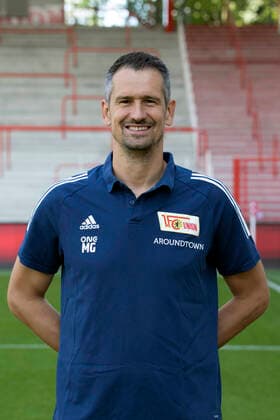 Torwarttrainer Michael Gspurning Fußball Fussball Bundesliga Herren DFL Porträttermin Saison 2020 2021 03.09.2020 1.FC Union Berlin FCU Vorstellung, Präsentation, Pressetermin