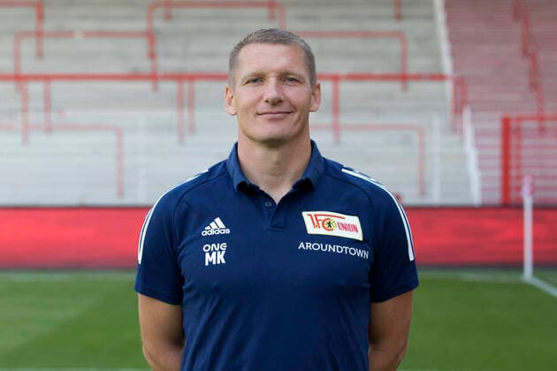 Athletiktrainer Martin Krüger Fußball Fussball Bundesliga Herren DFL Porträttermin Saison 2020 2021 03.09.2020 1.FC Union Berlin FCU Vorstellung, Präsentation, Pressetermin