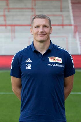 Athletiktrainer Martin Krüger Fußball Fussball Bundesliga Herren DFL Porträttermin Saison 2020 2021 03.09.2020 1.FC Union Berlin FCU Vorstellung, Präsentation, Pressetermin