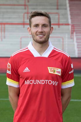 Christopher Lenz Fußball Fussball Bundesliga Herren DFL Porträttermin Saison 2020 2021 03.09.2020 1.FC Union Berlin FCU Vorstellung, Präsentation, Pressetermin