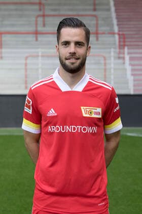 Niko Gießelmann Fußball Fussball Bundesliga Herren DFL Porträttermin Saison 2020 2021 03.09.2020 1.FC Union Berlin FCU Vorstellung, Präsentation, Pressetermin