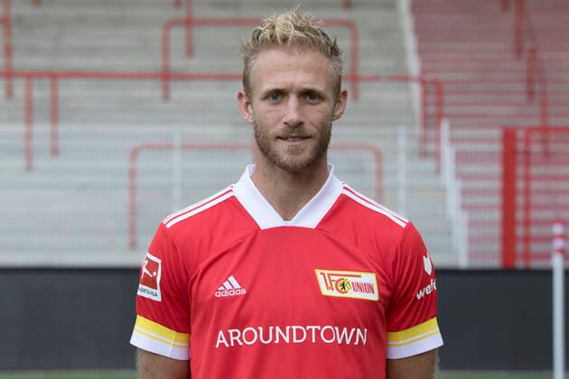 Sebastian Griesbeck Fußball Fussball Bundesliga Herren DFL Porträttermin Saison 2020 2021 03.09.2020 1.FC Union Berlin FCU Vorstellung, Präsentation, Pressetermin