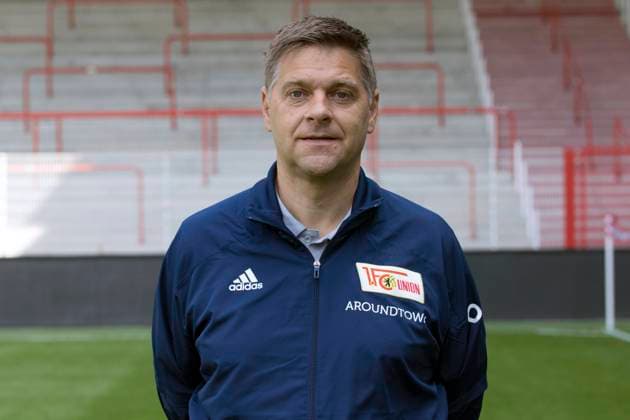 Sportdirektor Manager Geschäftsführer Oliver Ruhnert Fußball Fussball Bundesliga Herren DFL Porträttermin Saison 2020 2021 03.09.2020 1.FC Union Berlin FCU Vorstellung, Präsentation, Pressetermin *** Sports Director Manager Managing Director Oliver Ruhnert Sports Football Football Bundesliga Men DFL Portrait Date Season 2020 2021 03 09 2020 1 FC Union Berlin FCU Squad, Introduction, Presentation, Press Event