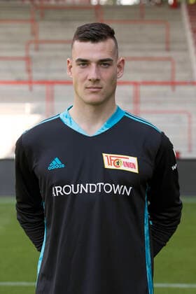Torwart Lennart Moser Fußball Fussball Bundesliga Herren DFL Porträttermin Saison 2020 2021 03.09.2020 1.FC Union Berlin FCU Vorstellung, Präsentation, Pressetermin