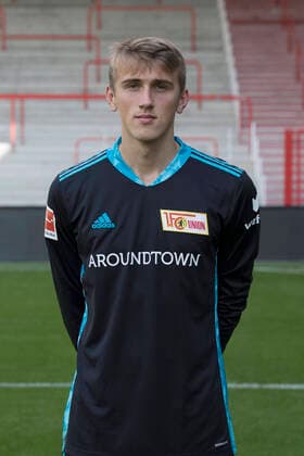 Torwart Nikolai Kemlein Fußball Fussball Bundesliga Herren DFL Porträttermin Saison 2020 2021 03.09.2020 1.FC Union Berlin FCU Vorstellung, Präsentation, Pressetermin